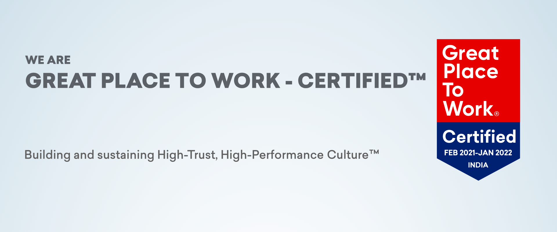 Covalensedigital Earned Designation as a Great Place to Work-Certified™ Company